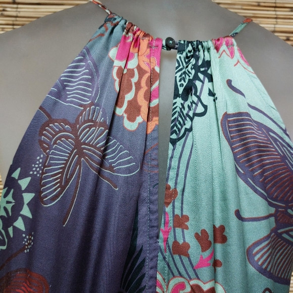 Odd Molly Viscose Halter Midi Dress Size S - Picture 7 of 13